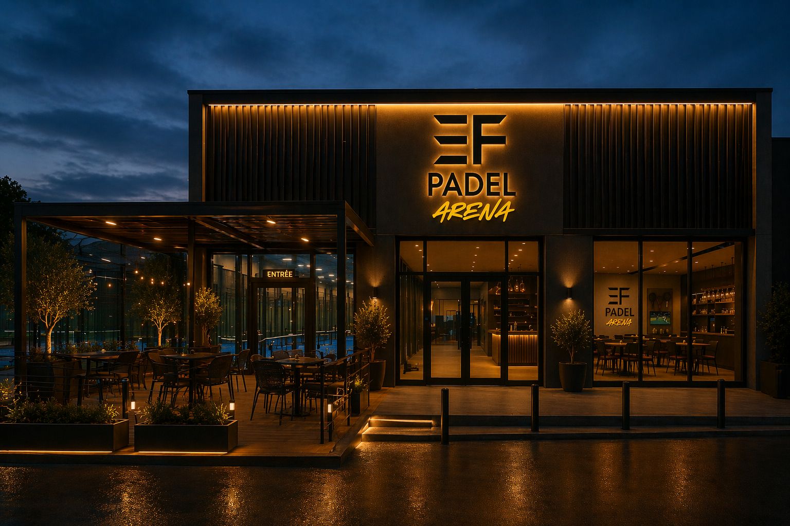 EF Padel Arena – Vue générale
